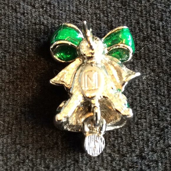 Nordstrom Enamel/Austrian Crystal Bell Brooch - Picture 3 of 5